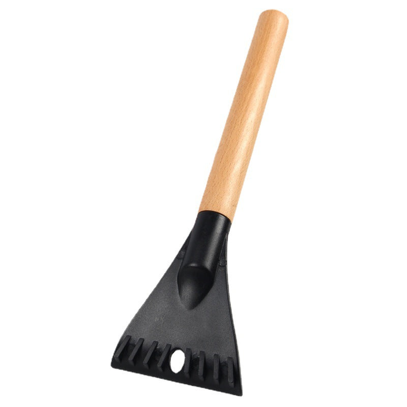 Grattoirs à glace avec manche en bois
