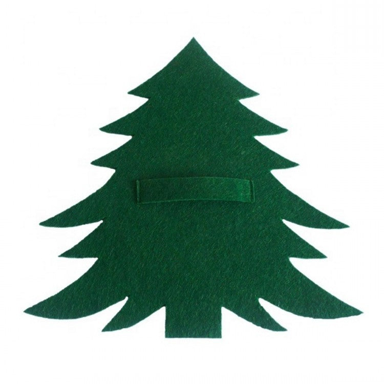 Tapete para cubiertos navideño de fieltro