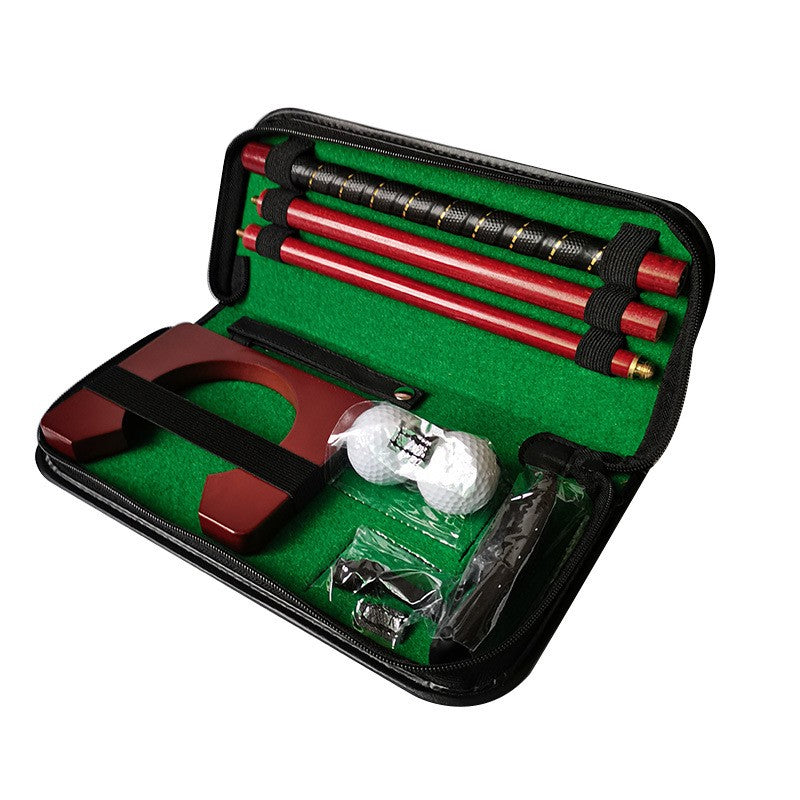 Juego de palos de golf de caoba