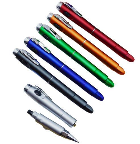 Bolígrafo con luz LED y destornillador