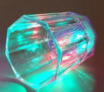 Verre à vin lumineux