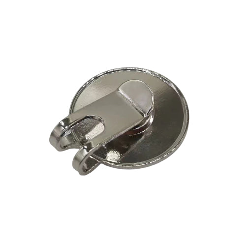 Clip metálico para gorra de golf
