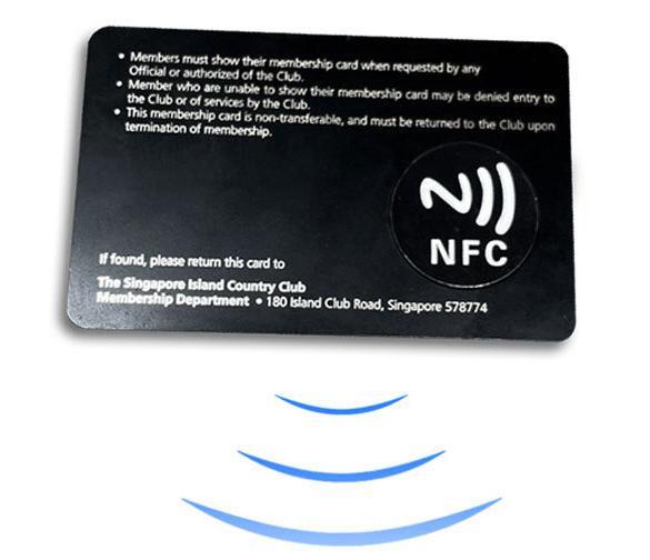 Tarjeta de presentación metálica NFC 215