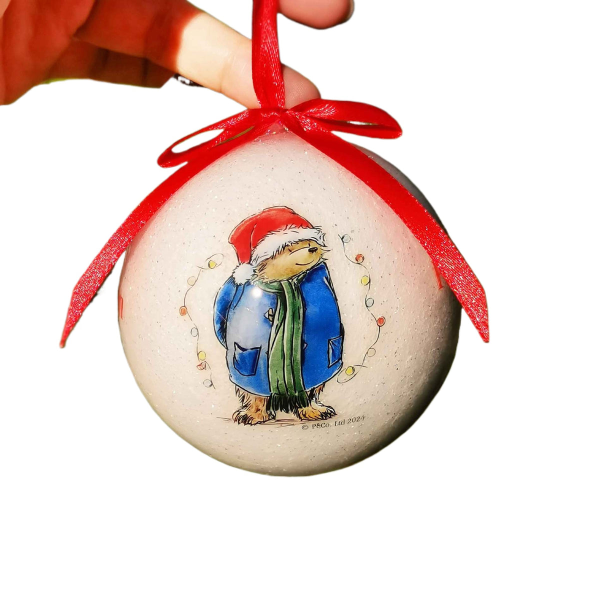 Boule de Noël scintillante incassable