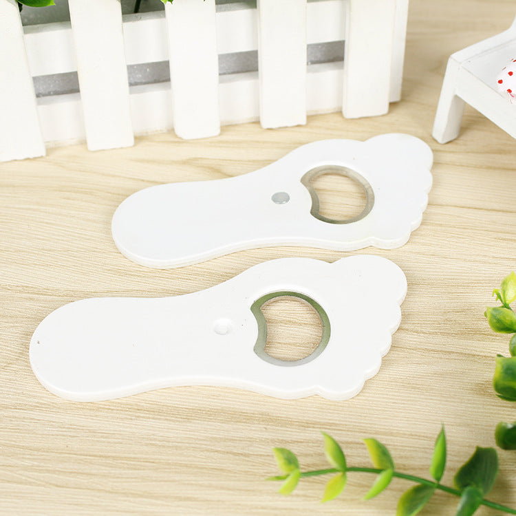 Abridor de botellas con forma de pie