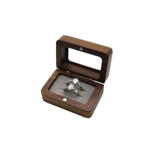 Caja de madera de nogal negro