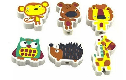 Borrador con forma de dibujos animados