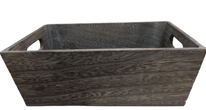 Caja de madera de mano