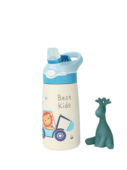 Taza aislante de paja con forma de pico de pato