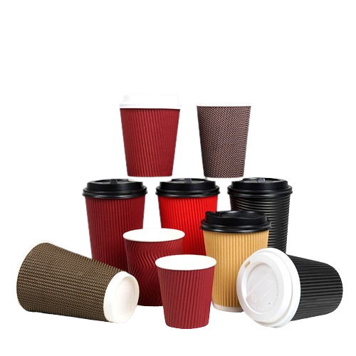 Tazas de café de colores de 12 oz