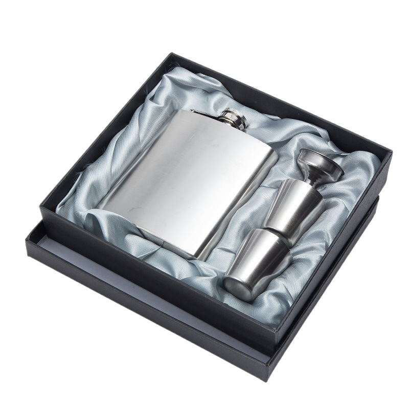 Juego de ollas para vino de acero inoxidable de 8 oz