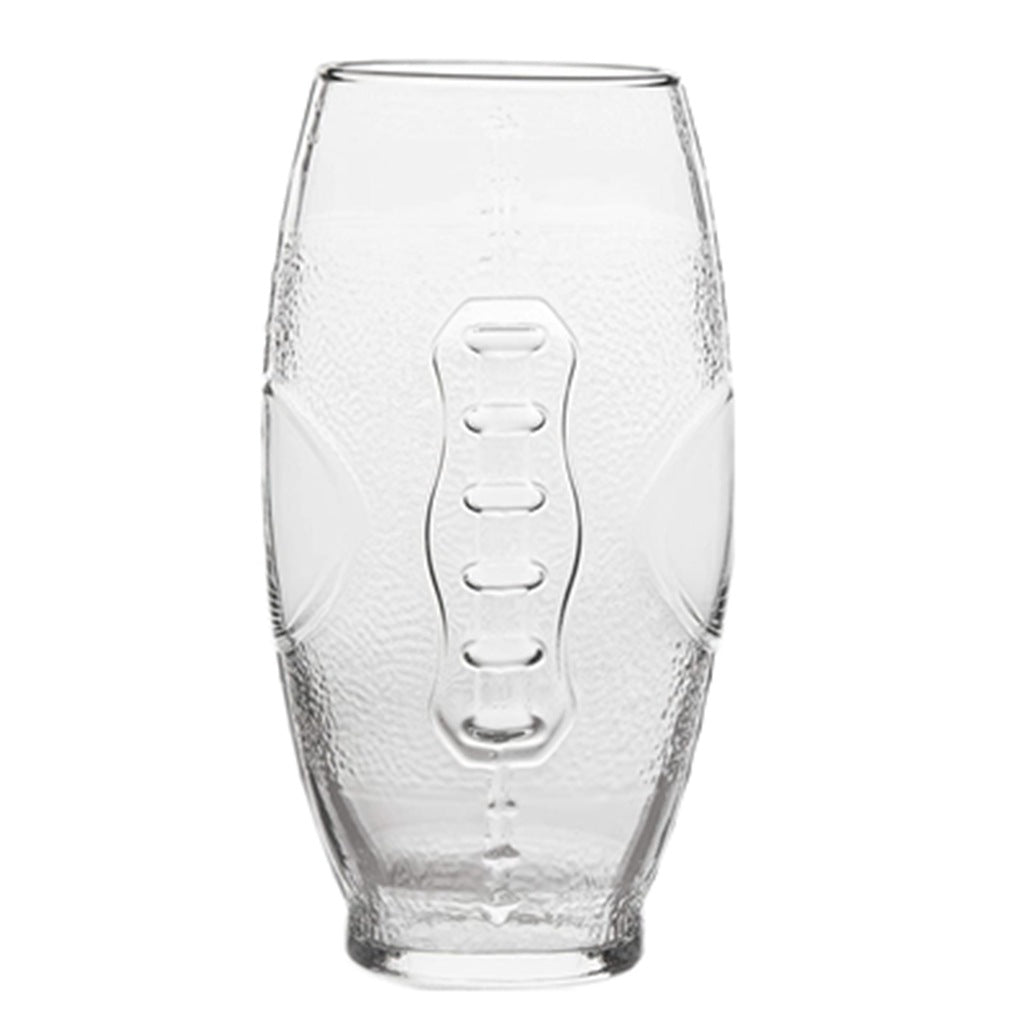 Jarra de cerveza de plástico con forma de rugby