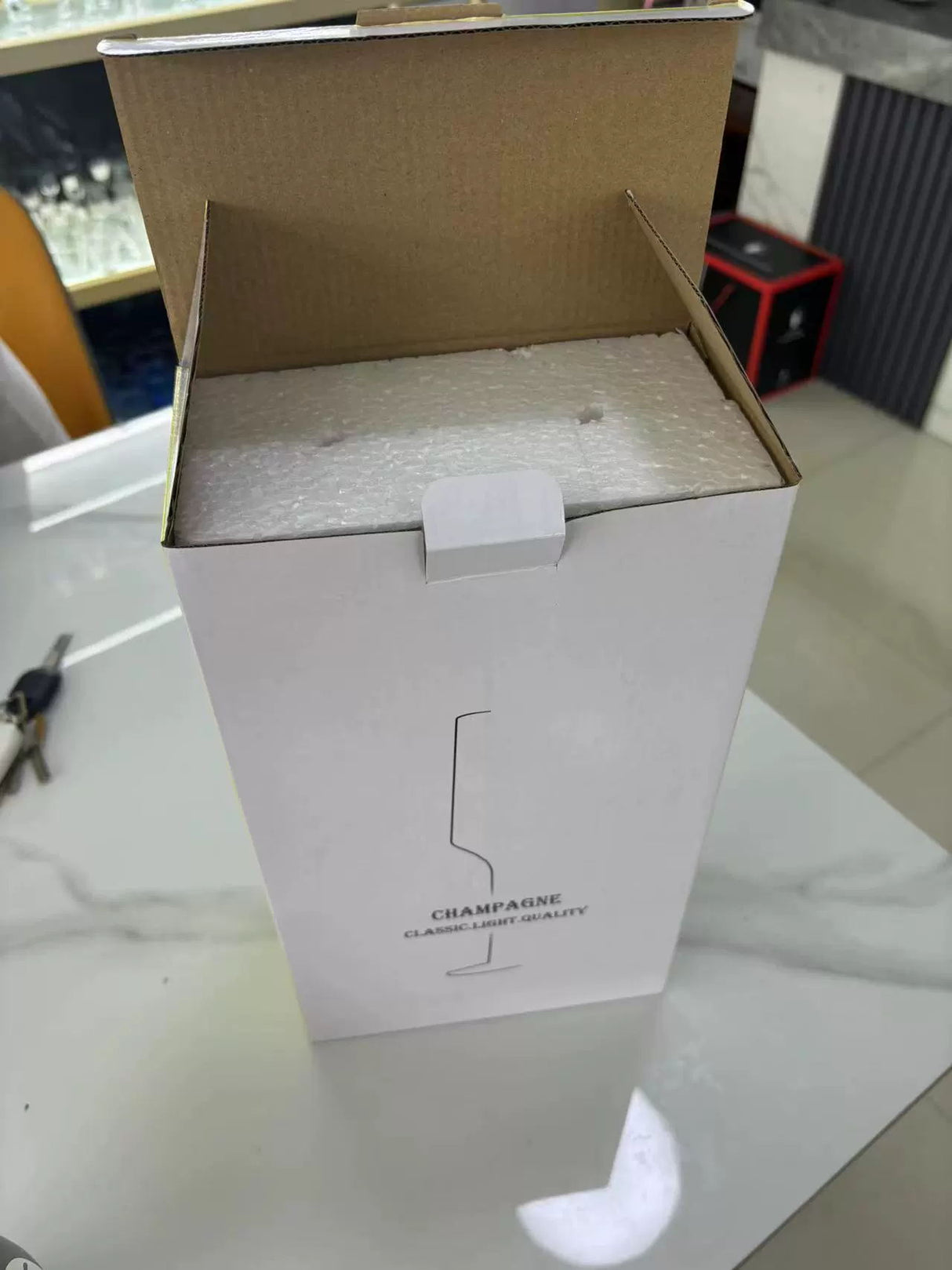 Paquete de 2 copas de champán