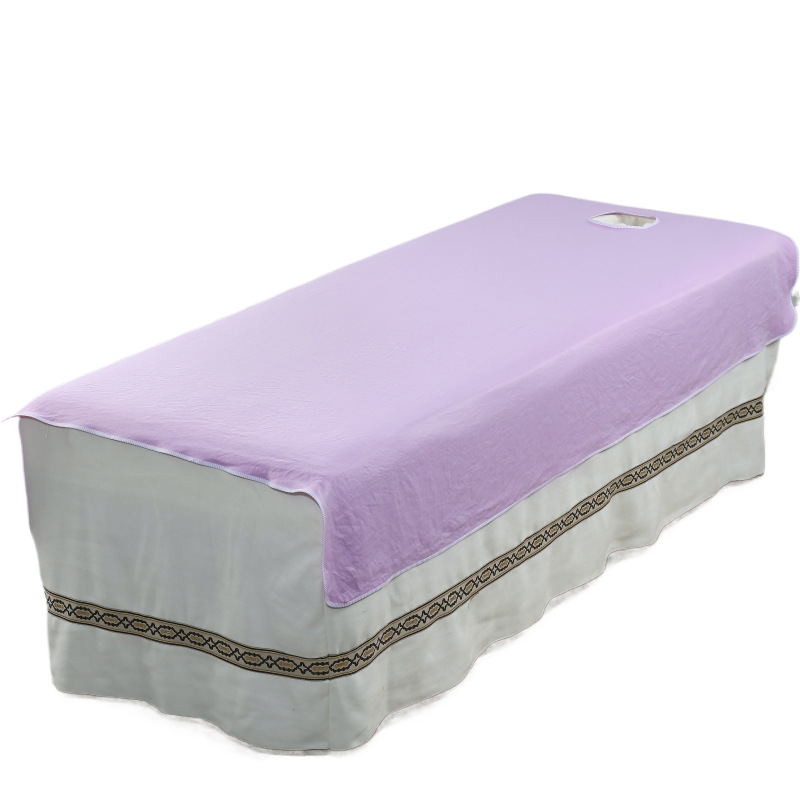 Drap de lit et taie d'oreiller pour salon de beauté