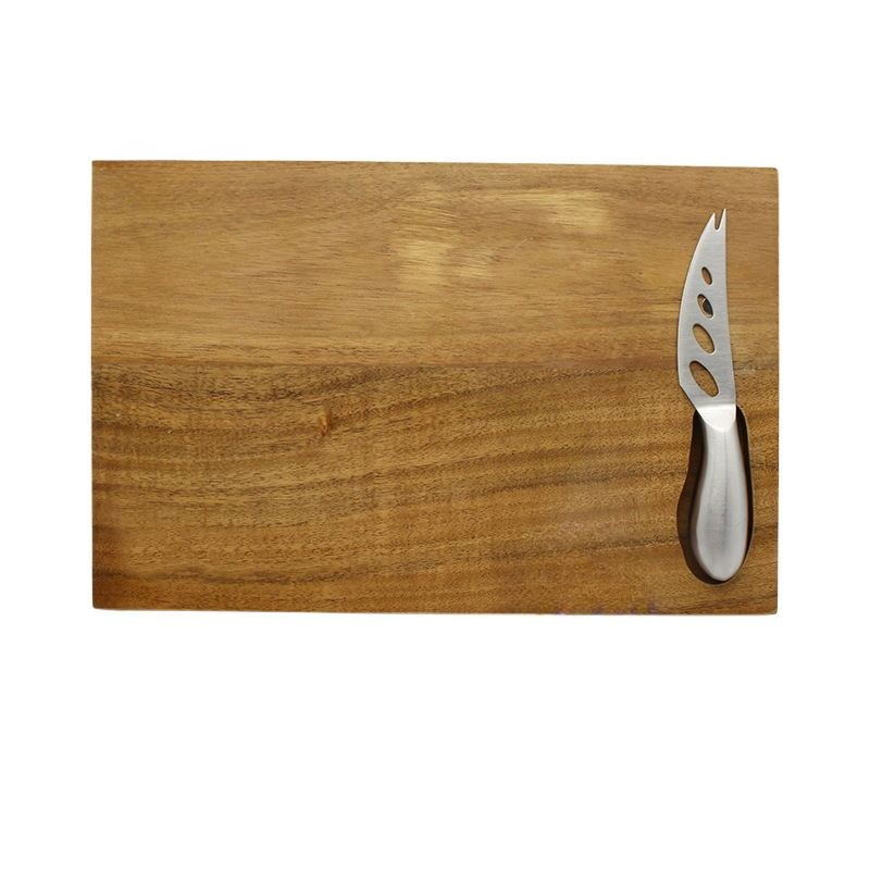 Cutting Board & Cheese Knife Set