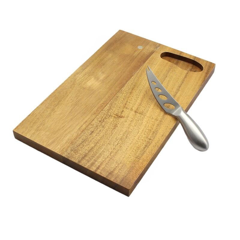Cutting Board & Cheese Knife Set