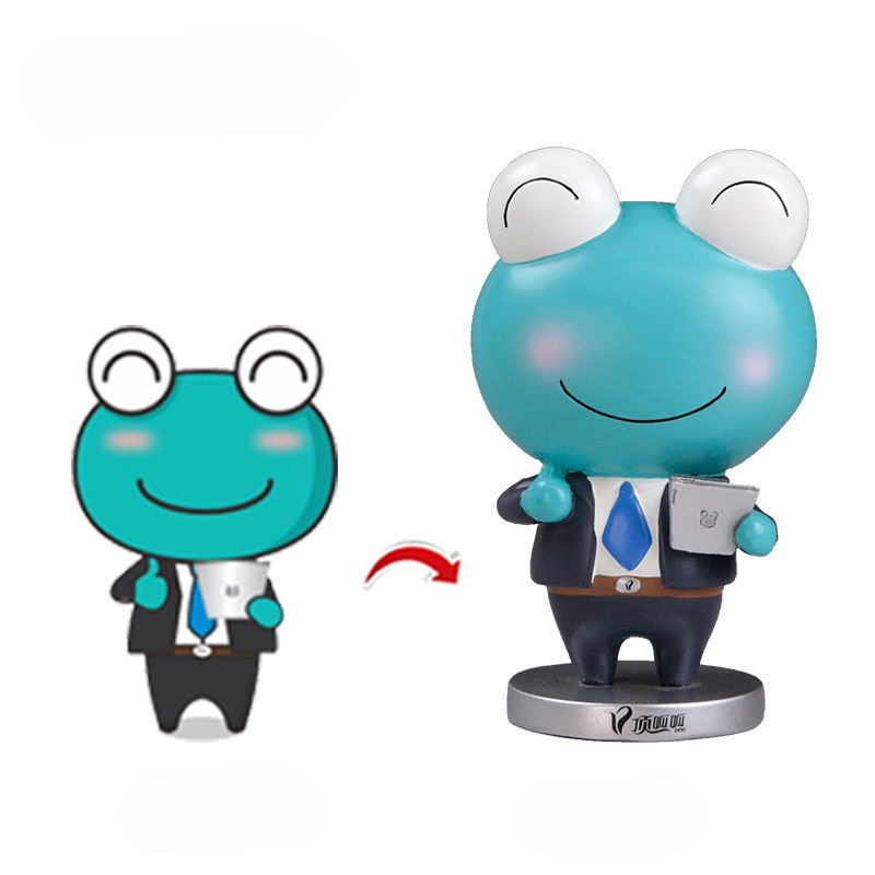 Figurine à tête branlante pour deux joueurs