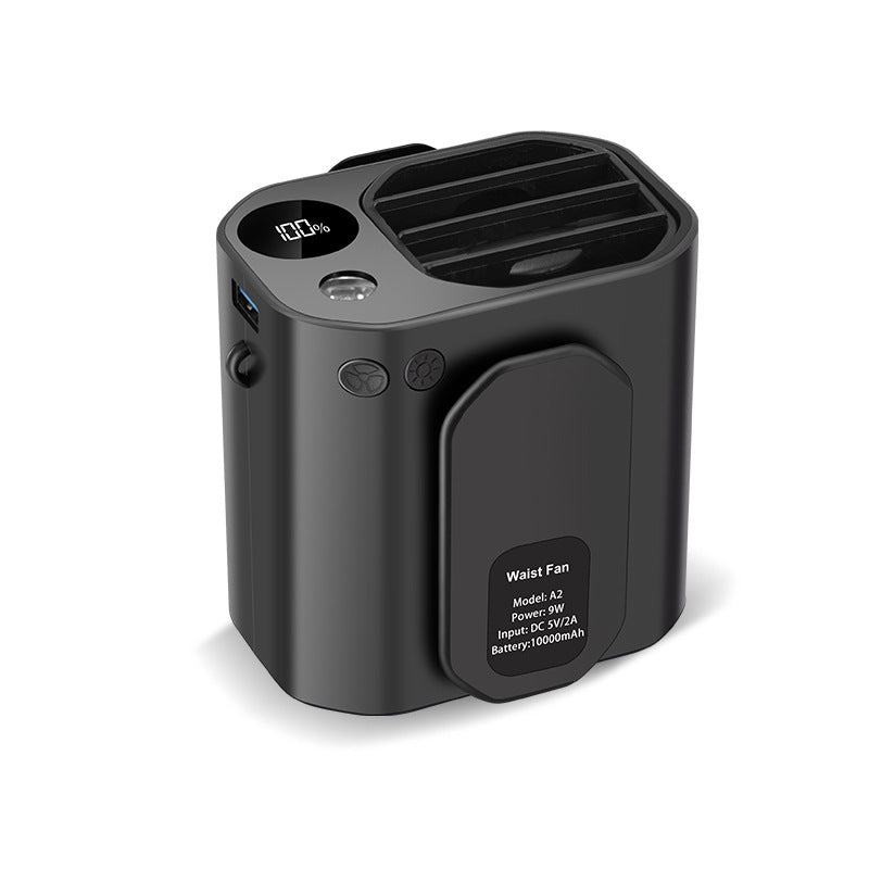 Ventilador de cintura recargable de 10000 mAh