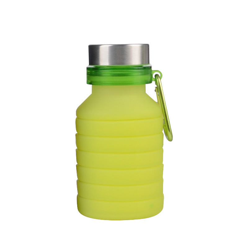 Botella de agua plegable de 550 ml