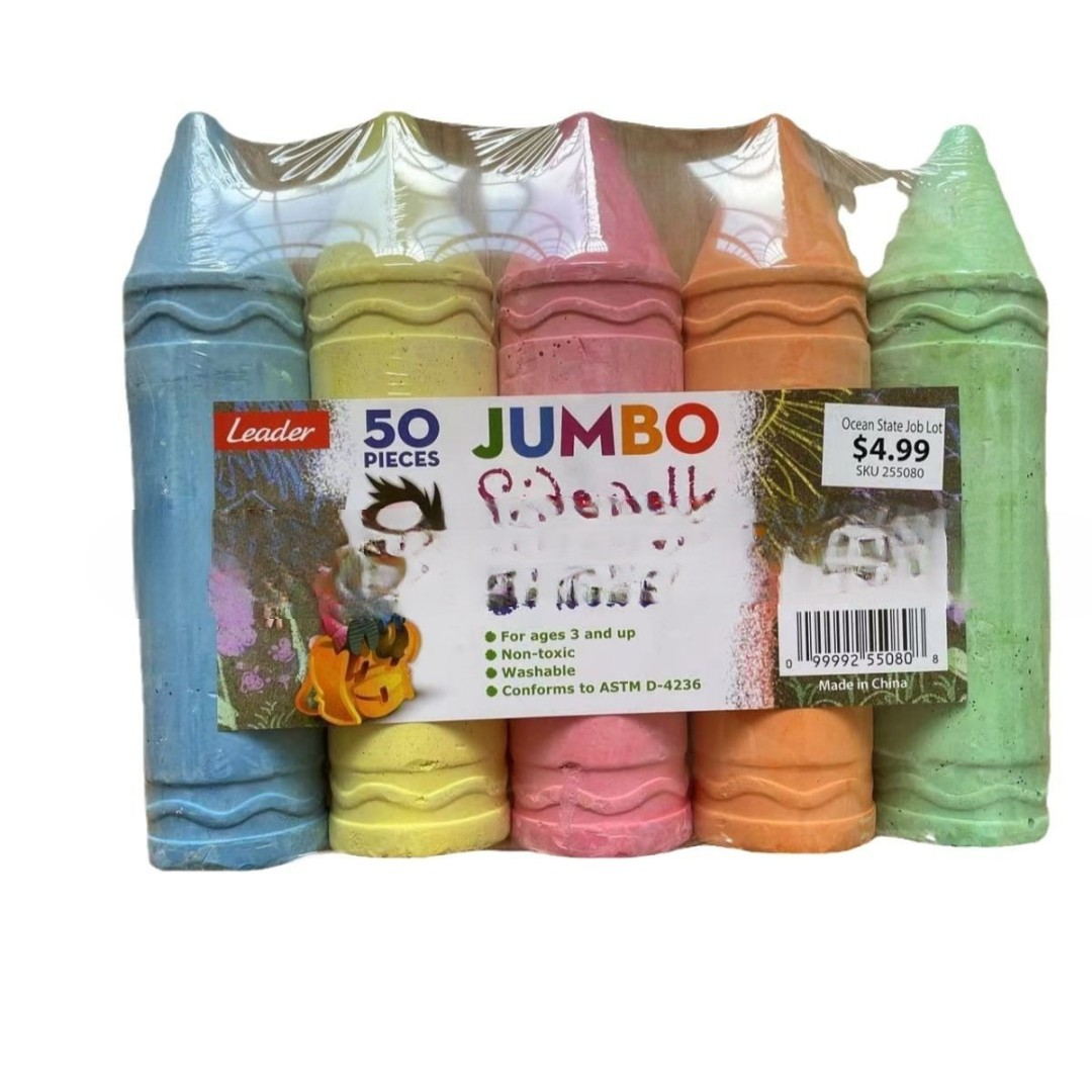 Craie géante pour trottoir