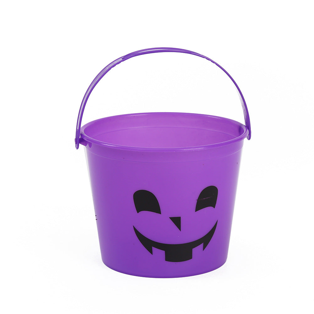 Cubo de truco o trato de Halloween