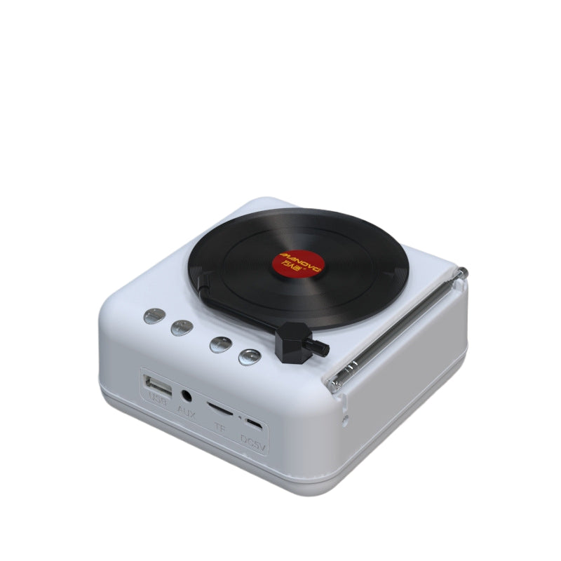 Enceinte Bluetooth en forme de tourne-disque