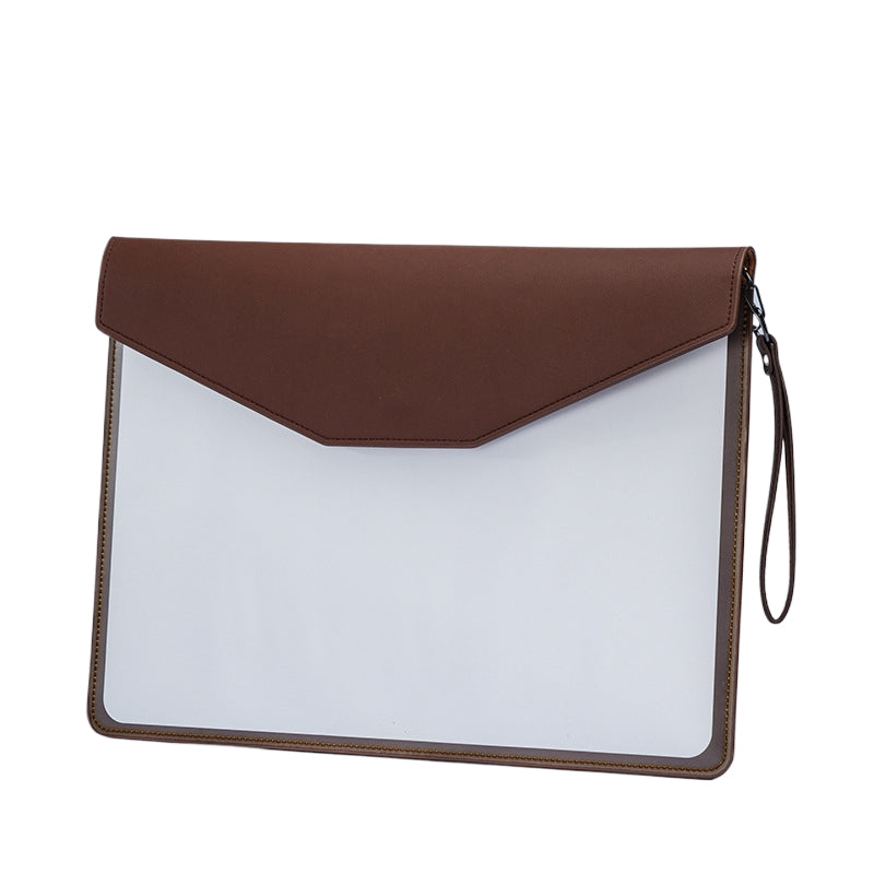 Porte-documents en cuir