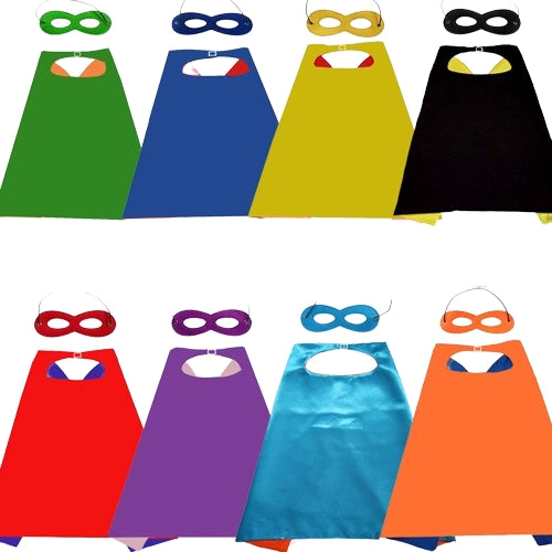 Conjunto de capa y máscara para adultos