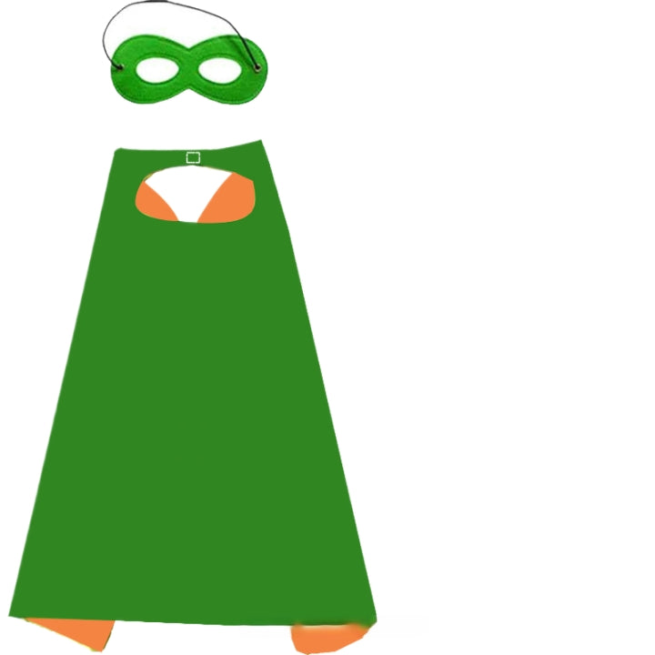 Conjunto de capa y máscara para adultos