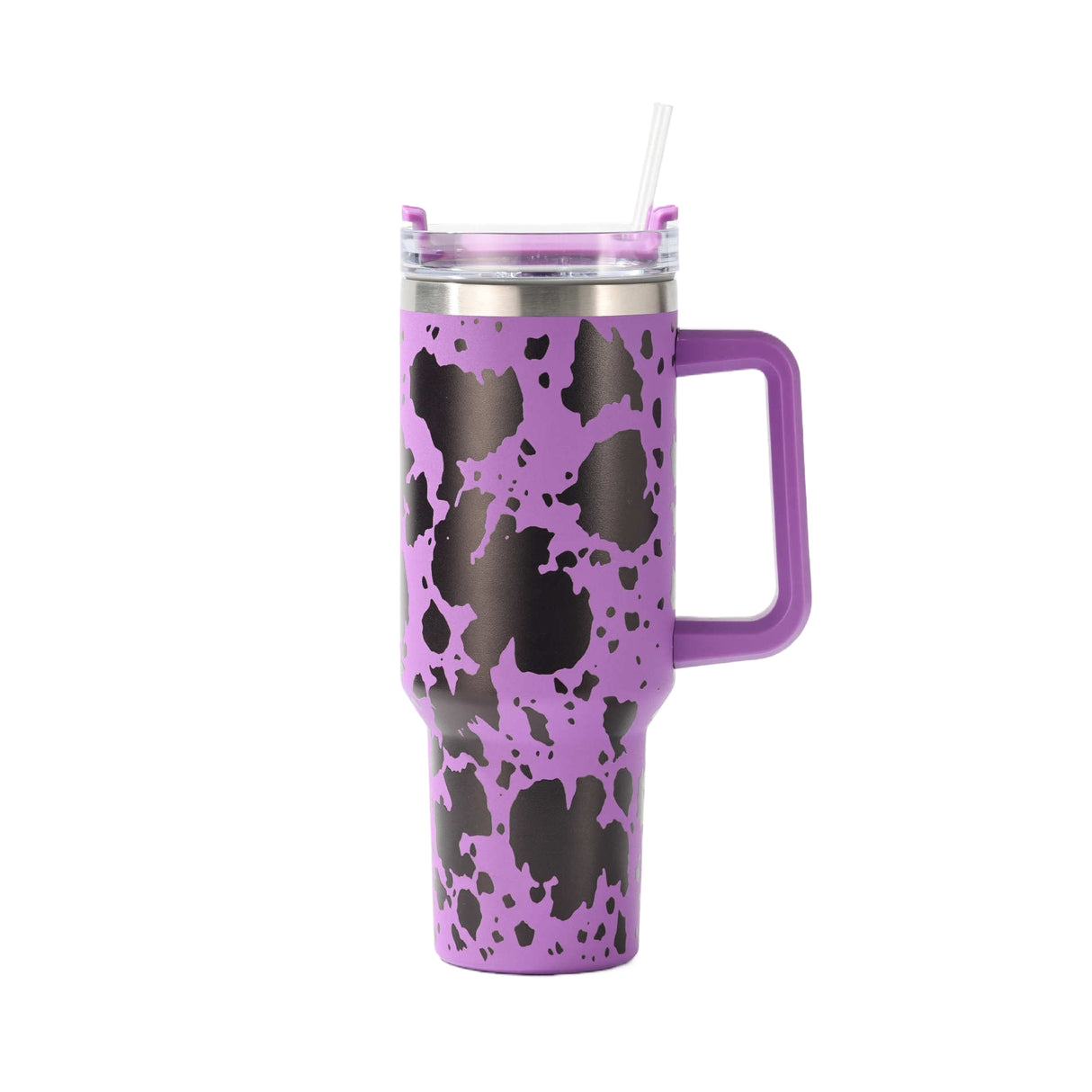 Botella con estampado de vaca de 40 oz