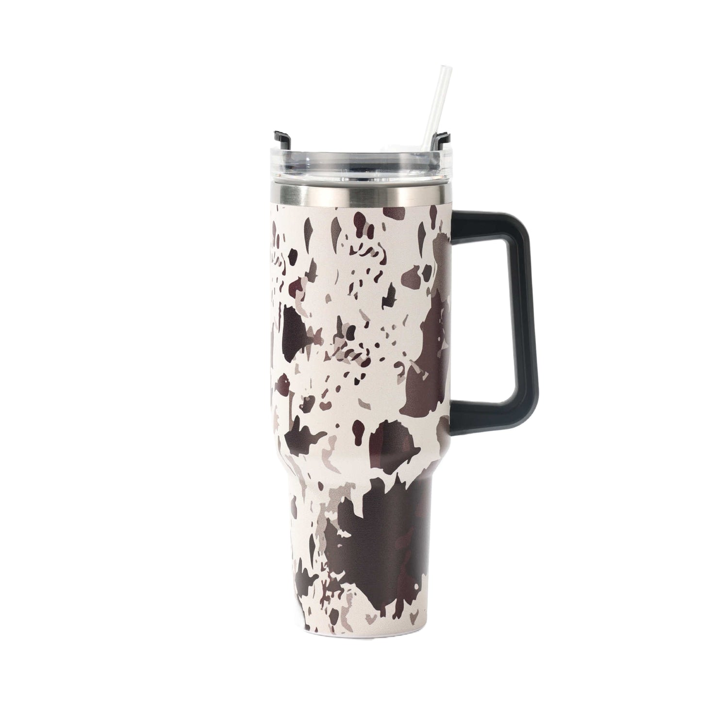 Botella con estampado de vaca de 40 oz