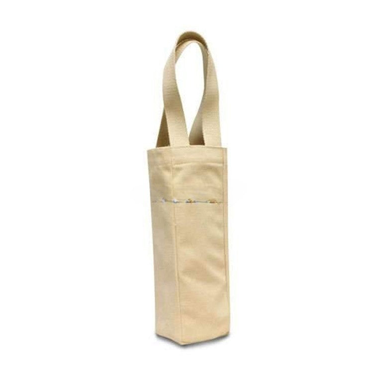 12oz Cotton Single Wine Bag