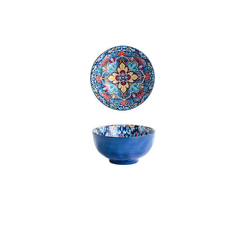 6" Bohemian Ceramic Soup Bowl