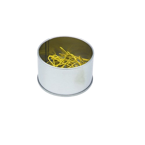 Tin Box With Airplane Shaped Paper Clips