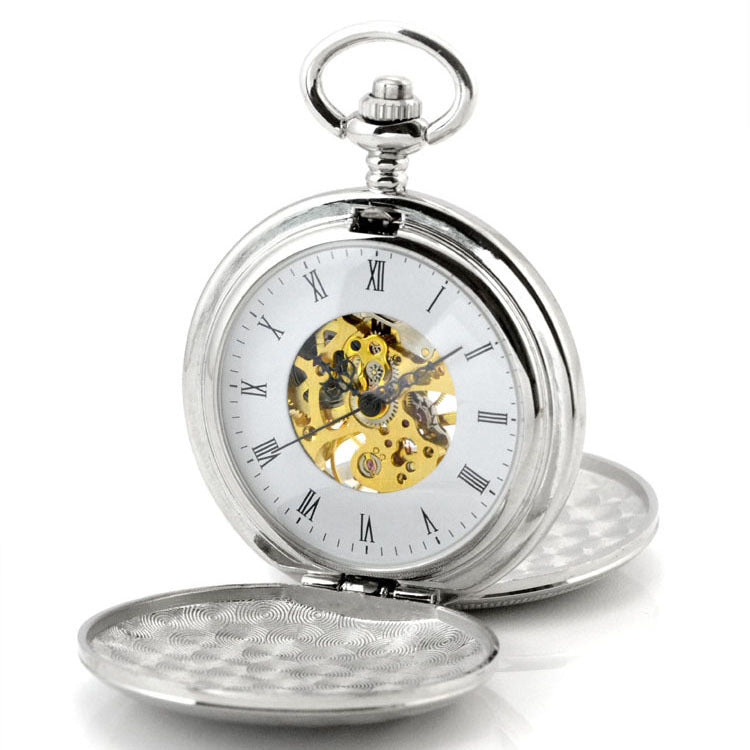 Mechanical Pocket Watch With Box