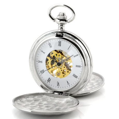 Mechanical Pocket Watch With Box