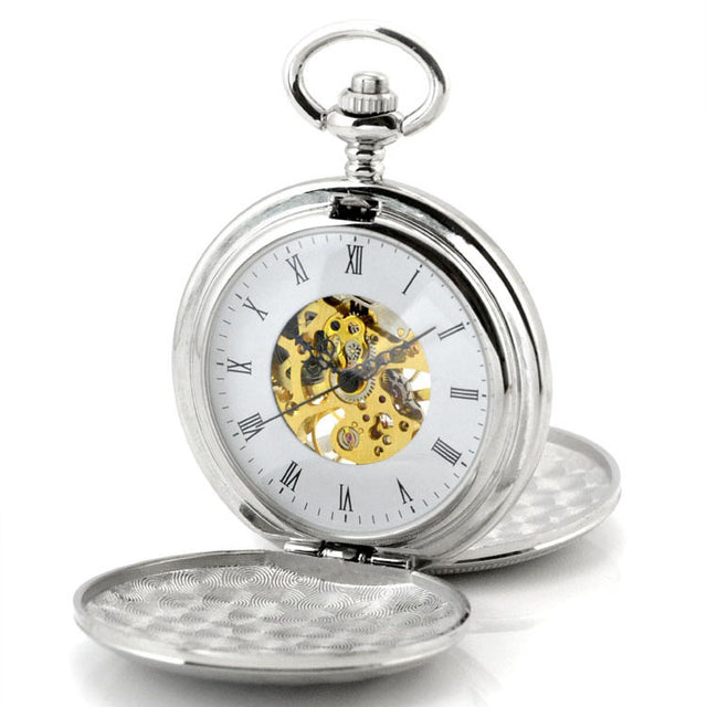 Mechanical Pocket Watch With Box