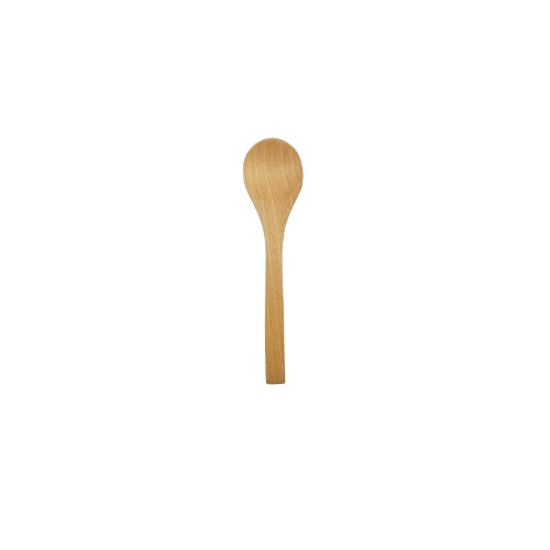 Cuchara de madera pequeña de mango largo