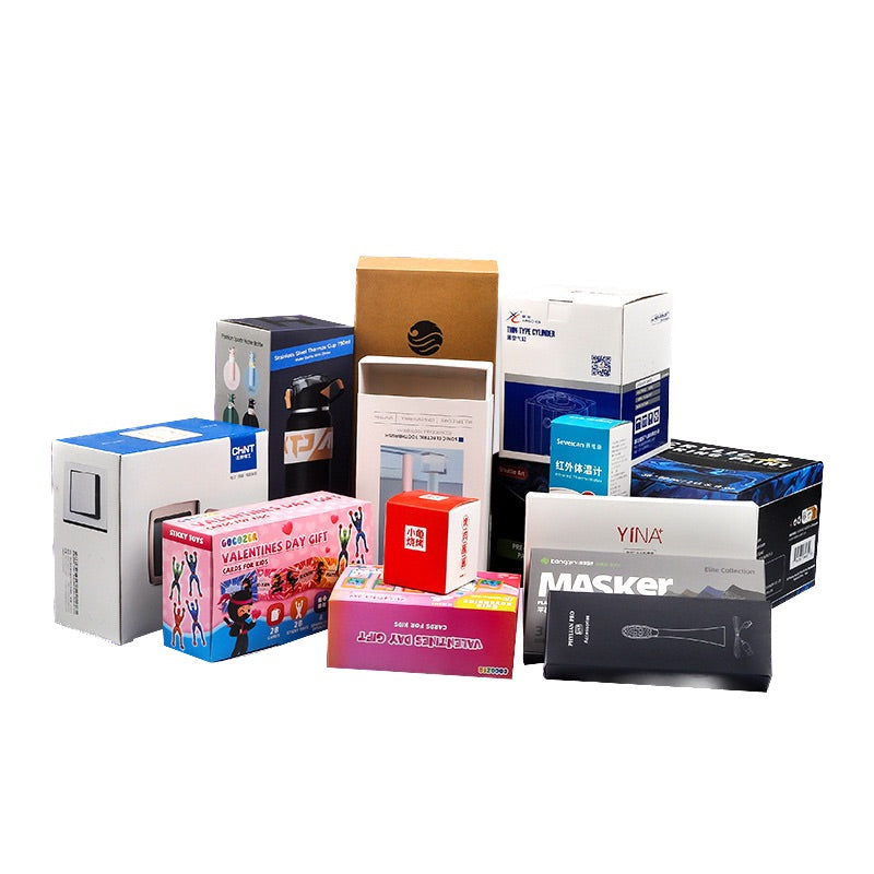 Boîte d'emballage pliable personnalisée