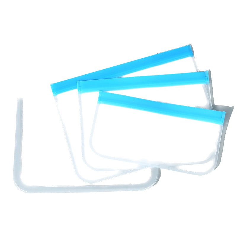 Bolsa de almacenamiento reutilizable de 9,2 x 6,8 pulgadas