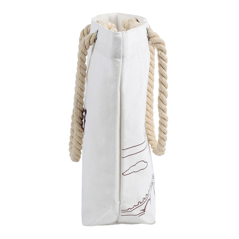 Hemp Rope Hand-held Sail Bag