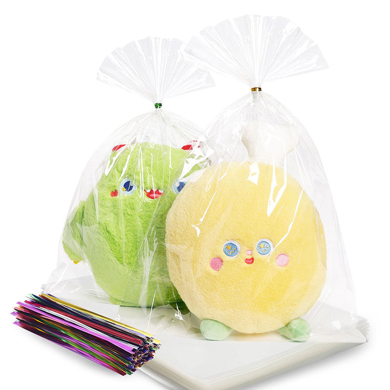 Bolsa plana transparente