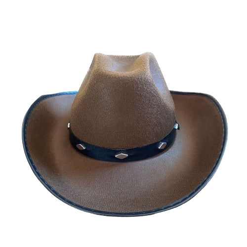 Sombrero de vaquero de fieltro para adulto
