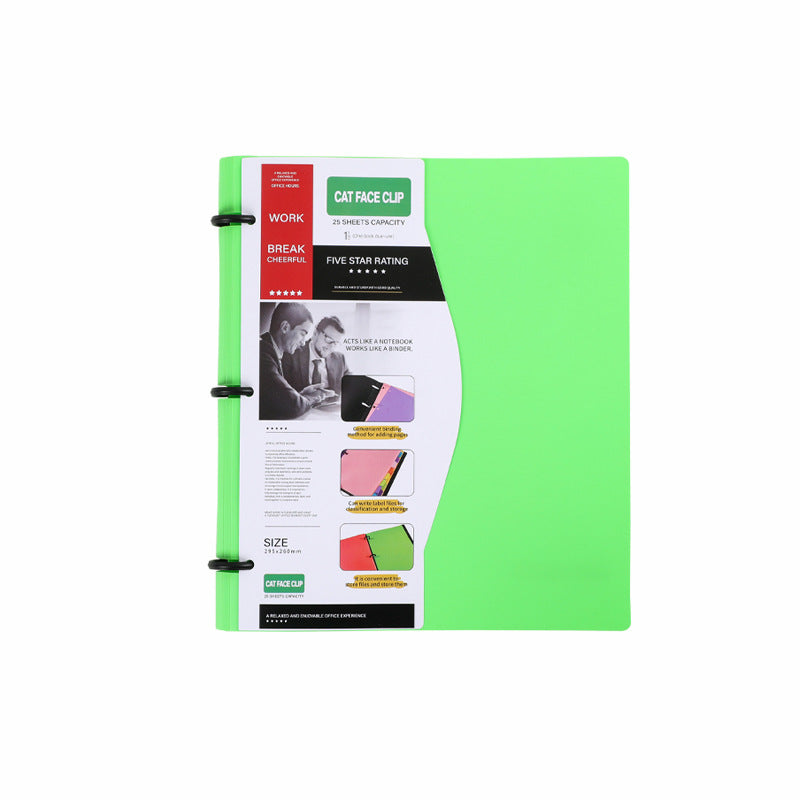 Three Hole Loose Leaf Folder