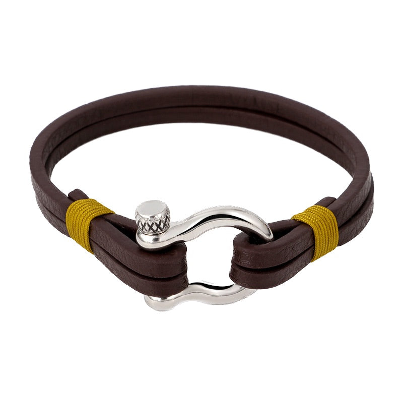 Pulsera de cuerda de acero de titanio