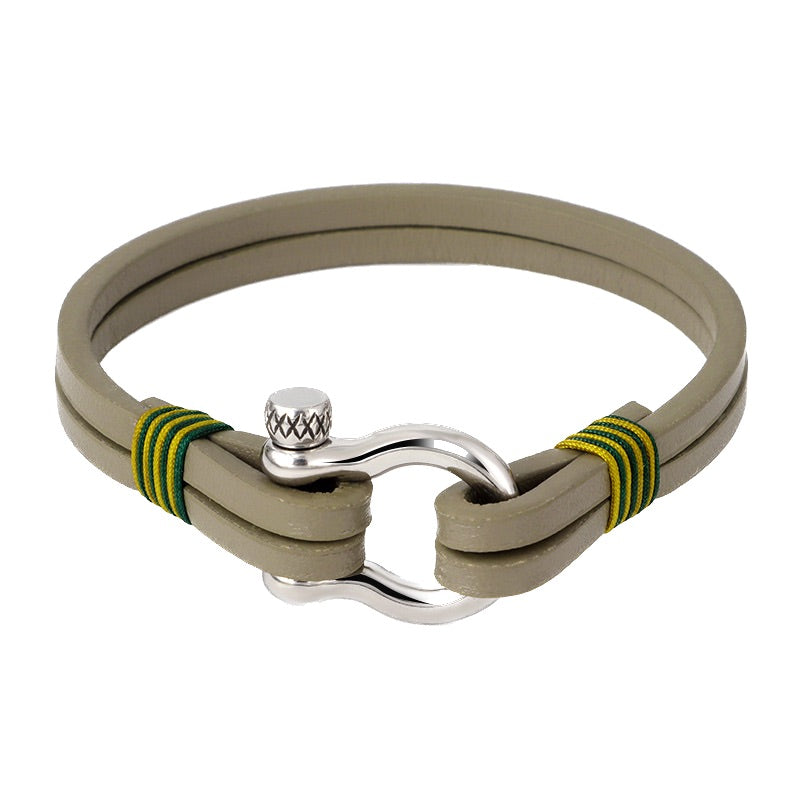 Pulsera de cuerda de acero de titanio