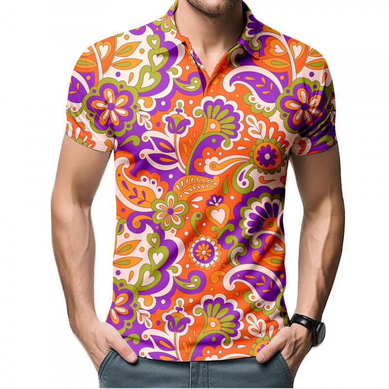 Camisa polo casual para hombre