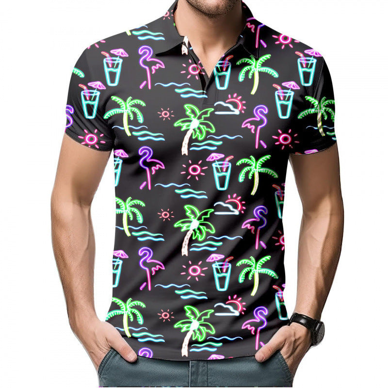 Camisa polo casual para hombre