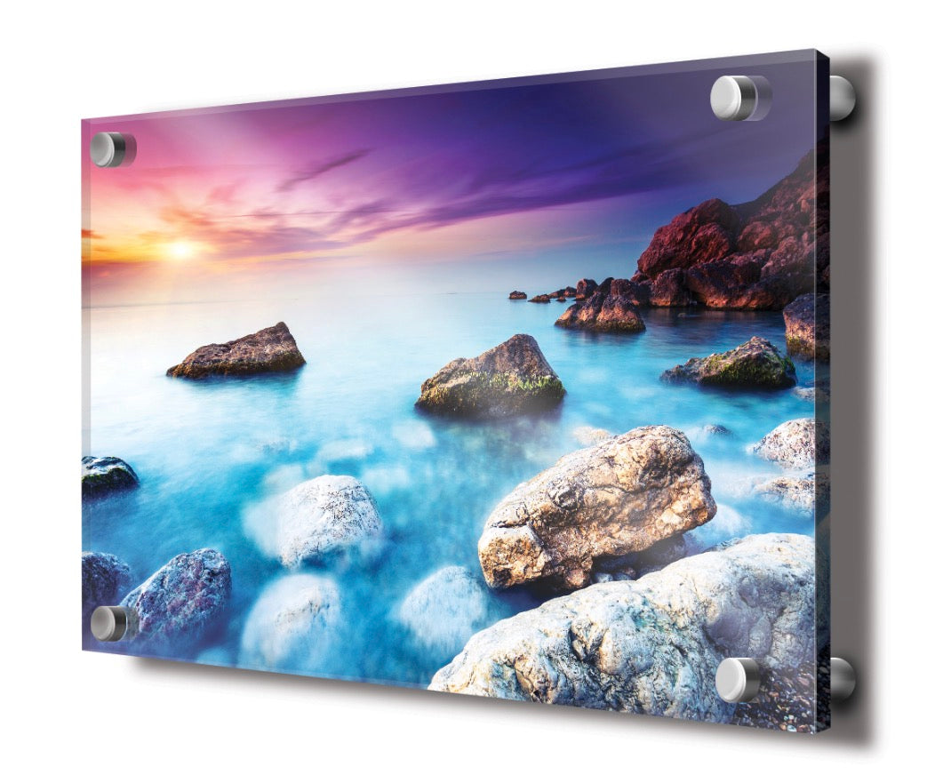 Letrero de acrílico o vidrio para oficina