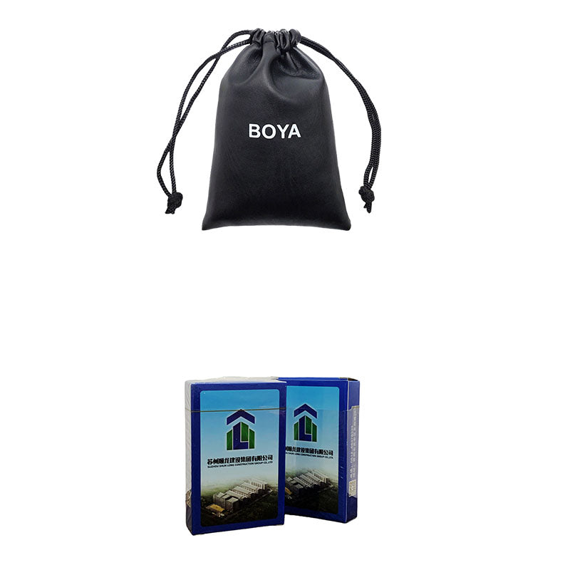 Pu Leather Bag Poker Set